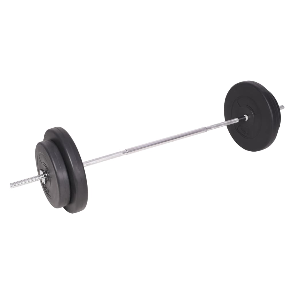 vidaXL Barbell and Dumbbell Set 198.4 lb-4