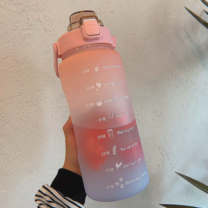 WILKYsWater bottleFitness Drinking BottleThe Fitness Bottle is the perfect way to stay hydrated and motivated throughout the day. Featuring a motivational design, time and volume markers, and a convenient c