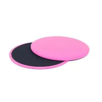 WILKYs0Fitness Sliding Disc Coordination Ability Round Sliding Mat
 Overview: 
 
 PP plastic, environmentally friendly and tasteless, withstand pressure and drop resistance, strong and durable
 
 EVA cushion with EVA cushion and no