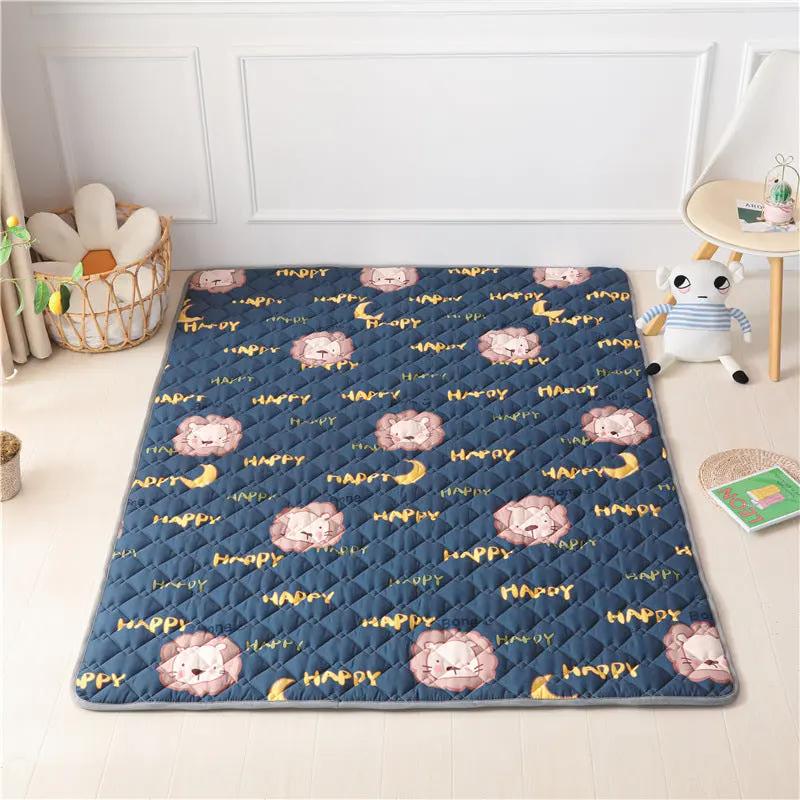 WILKYs0Cotton Non-slip Floor Mats Baby Crawling Mats, Climbing Mats, Foldable
 
 Product Information:
 
 
 Main ingredient content of fabric: 100%
 
 Material: pure cotton
 
 Main component of fabric: cotton
 
 Process; machine weaving
 
 Sub