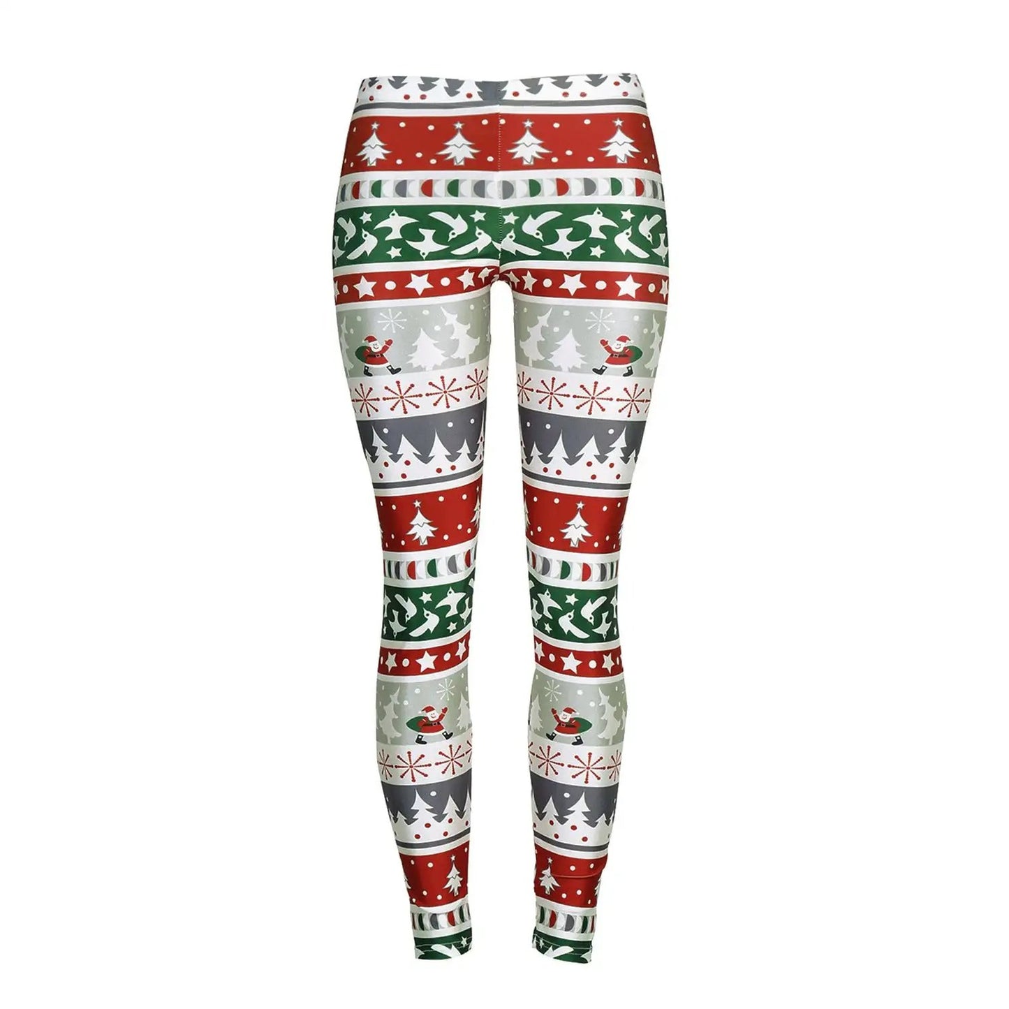 WILKYs0Women's Digital Printed Leggings Europe And America Christmas
 Product information:
 
 Fabric name: chemical fiber blended
 
 Main fabric composition: polyester fiber (polyester)
 
 The content of the main fabric ingredient: 8