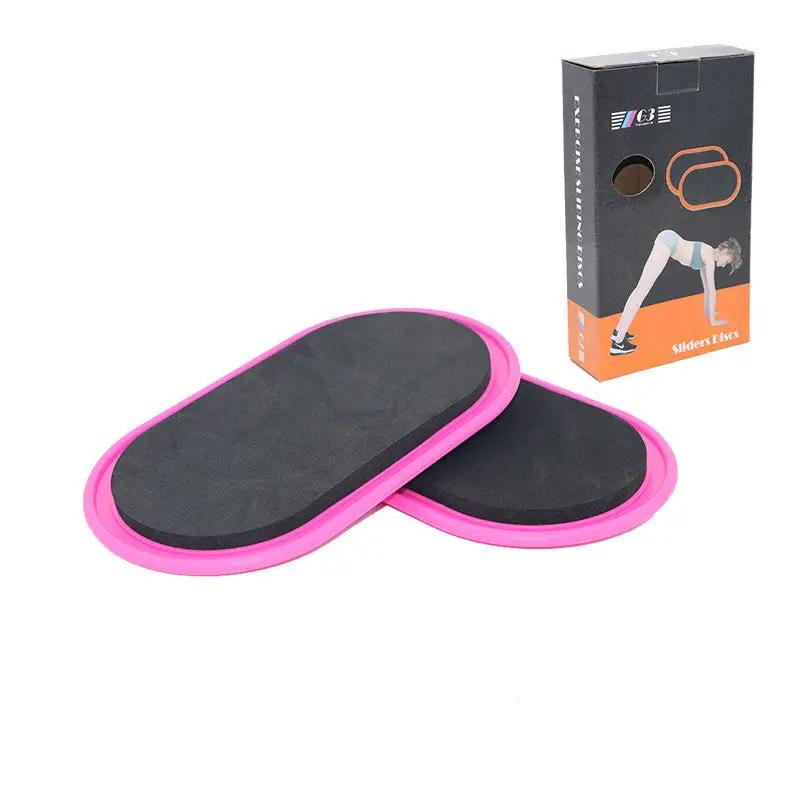 WILKYs0Rapid fitness sliding mat
 Material: ABS
 
 Applicable scene: fitness equipment, fitness body
 
 Specification: Oval
 
 Color: blue, red, black, pink, orange


 
 
 
 


 
 
 
