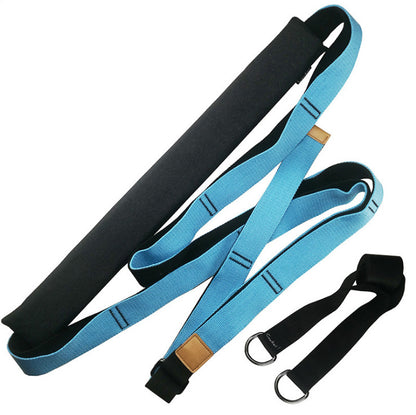 WILKYsExercise EquipmentYoga Strap Exercise Gym Belt Pilates


This yoga strap is a versatile accessory that can help you improve your flexibility, balance, and posture. It is made of durable cotton-poly-jersey fabric that is