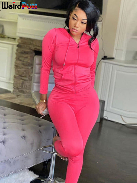 WILKYsLeggingsHooded Tops and Sporty LeggingsIntroducing the newest must-have in athleisure wear - OrangeA Women's Hooded Tops and Sporty Leggings! This trendy two-piece set is perfect for any activity, whether