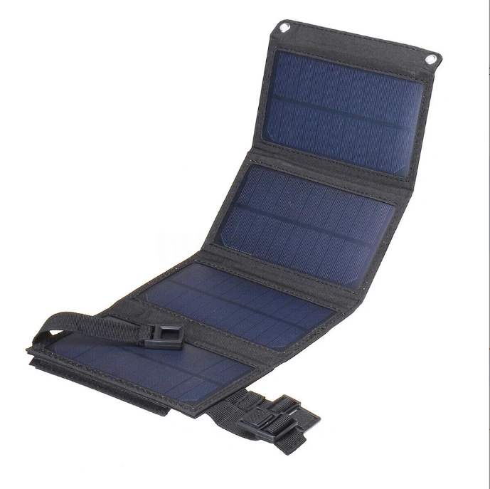 WILKYs0Foldable Solar Panel Is Portable
 Product information:
 
 Model: black, camouflage
 
 Input parameters: 10
 
 Output parameters: 10
 
 Charging current: 1 (A)
 
 Weight: 376 (g)
 
 Product certific