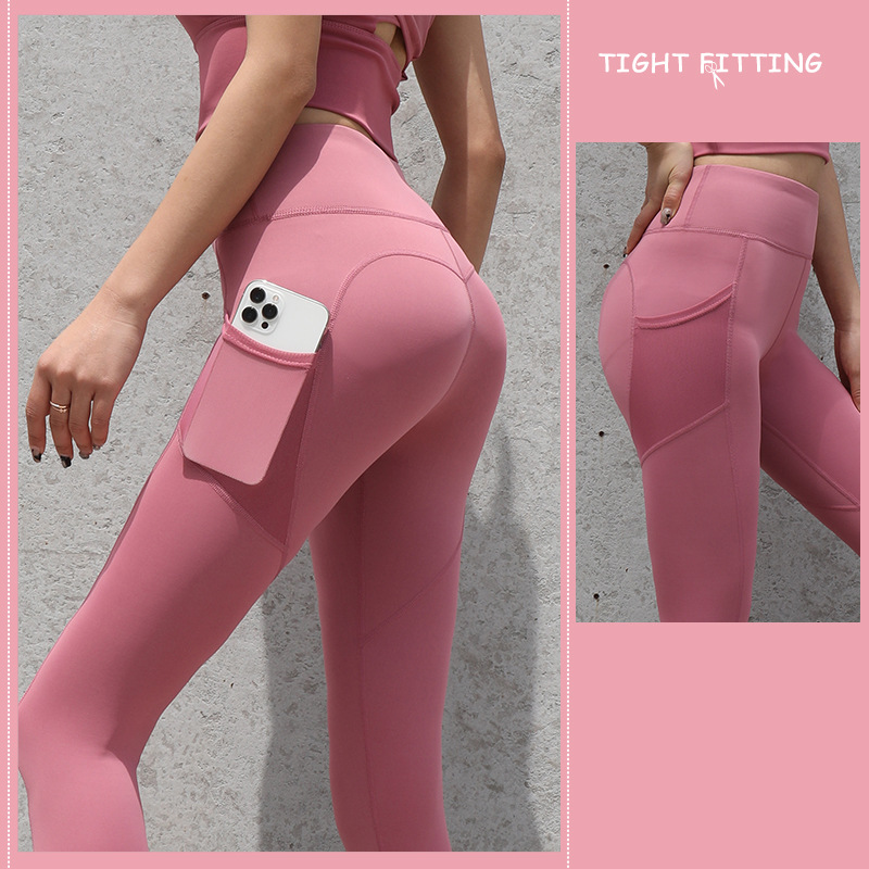 WILKYs4Gym Sport Seamless Leggings With Pockets Push Up High Waist Pants Wome
 Product Information:
 
 Suitable for sports: running, fitness equipment, fitness and body building
 
 Applicable gender: Female
 
 Suitable season: summer, winter,