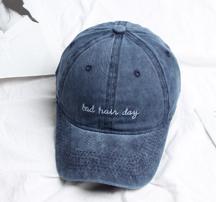 WILKYsHatBaseball Cap Bad Hair Day Embroidery LetterIf you're looking for a baseball cap that will help you deal with bad hair days, look no further than our Bad Hair Day Embroidery Letter Baseball Cap! This unisex ca