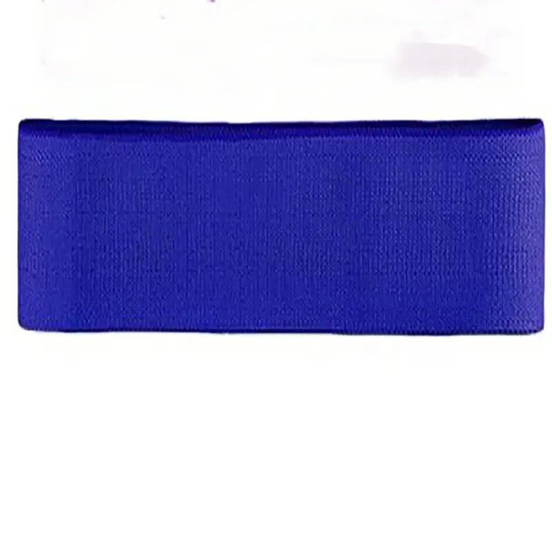 Blue beautiful buttocks elastic band for yoga and Pilates resistance training.