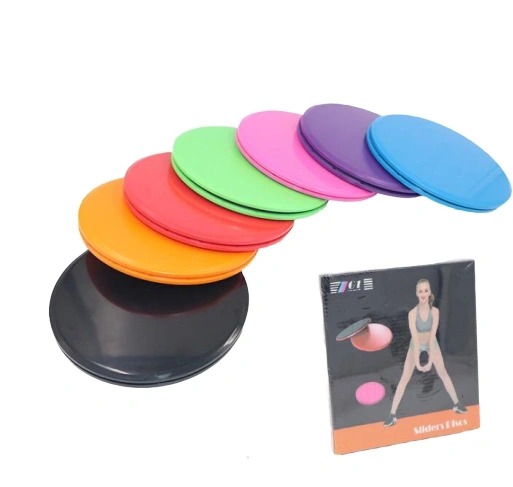 WILKYs0Gliding Discs Fitness Disc Exercise
 Sliding Discs Slider Fitness Disc Exercise Plate for Gym Abdominal Exercise Equipment
 
 
 Material: foam + ABS
 
 
 Size: 17.8 cm in diameter
 
 
 Round shape
 
 