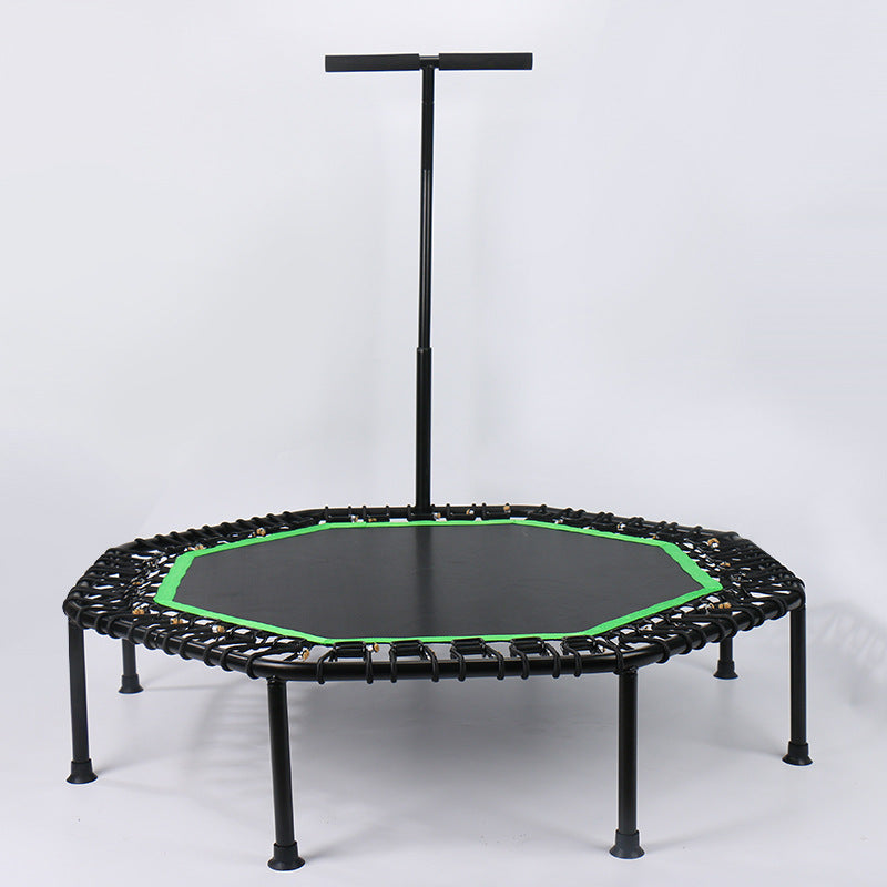 WILKYsTrampoline48-inch Indoor Sports Children's Folding Trampoline
 Product information:
 
 Applicable scenarios: fitness equipment, fitness body shaping
 
 Specifications: 48-inch trampoline handrail, 48-inch trampoline
 
 Materia