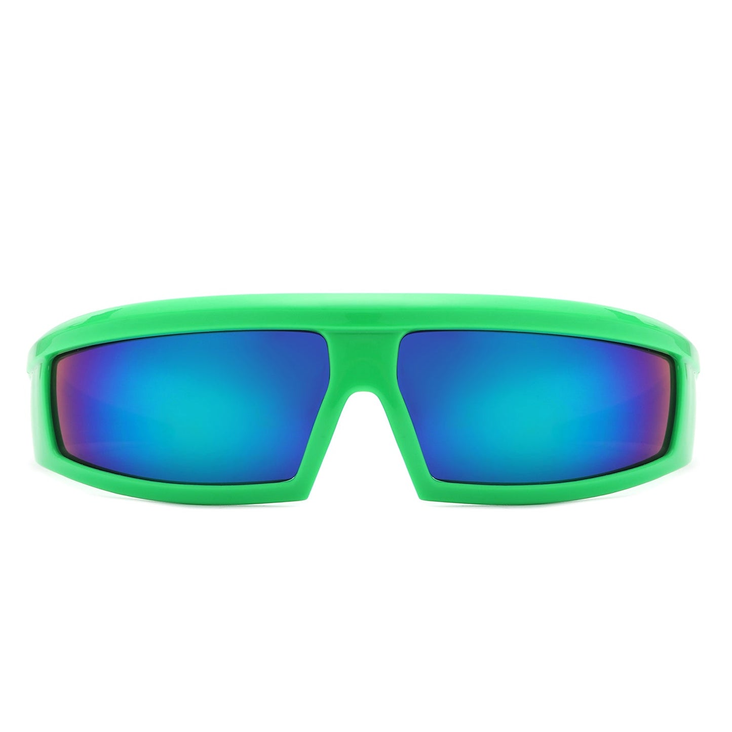 Starwise - Futuristic Y2K Wrap Around Sports Sunglasses-4