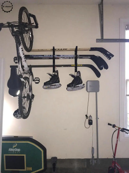 Hockey Stick Rack, Wall Storage for Sticks,Hockey Stick Display Holder/Hanger Great for Home or Office Wall Mount