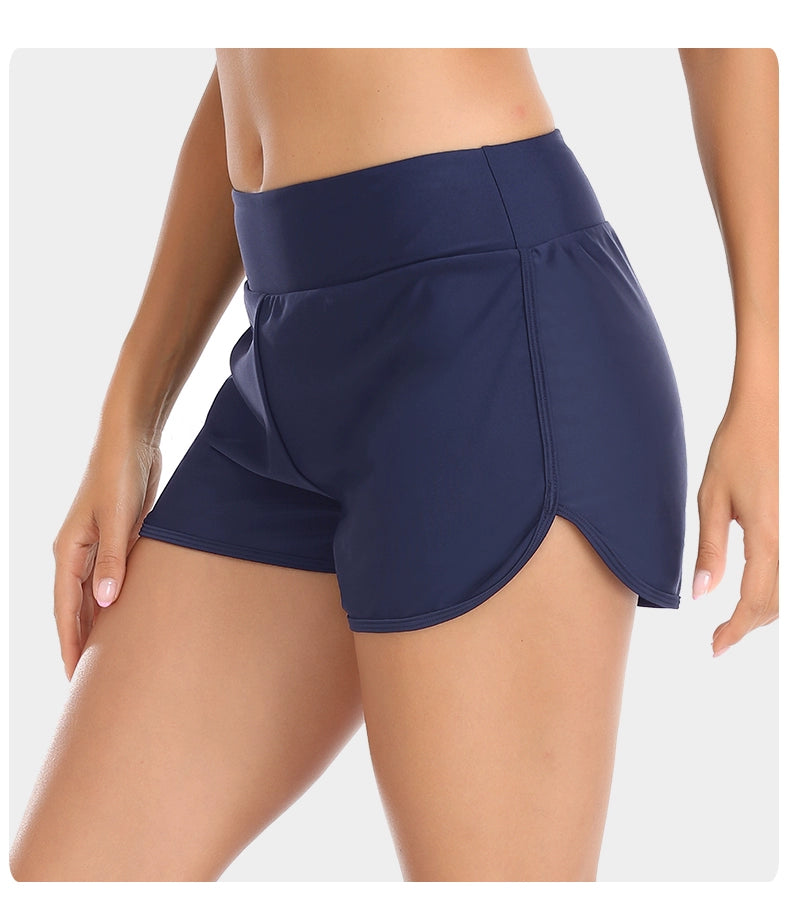 RELLECIGA High Elastic Sports Breathable Quick-Drying Comfort Classic Waist Girdling Belly Contraction Sheath Shorts