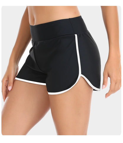 RELLECIGA High Elastic Sports Breathable Quick-Drying Comfort Classic Waist Girdling Belly Contraction Sheath Shorts