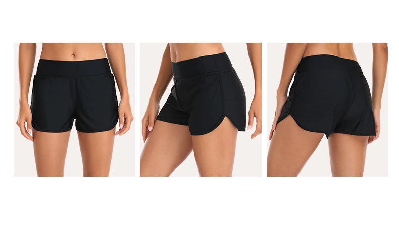 RELLECIGA High Elastic Sports Breathable Quick-Drying Comfort Classic Waist Girdling Belly Contraction Sheath Shorts