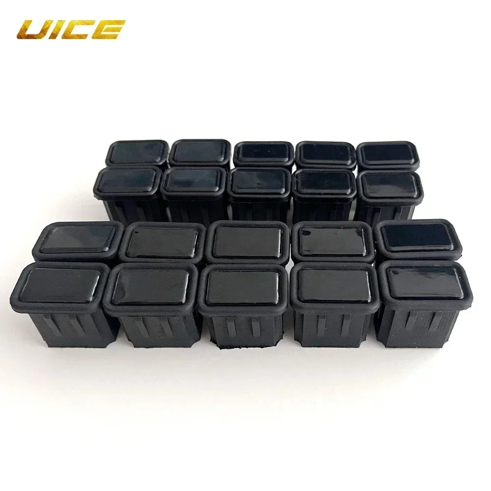 Ice Hockey Stick End Cap 10pcs Set Rubber End Plug Hockey Accessories Adult Ice Hockey Stick Accessory