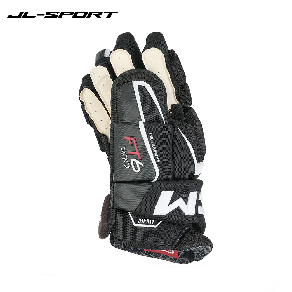 Ice Hockey Sticks Gloves Ice Hockey Accessories 13-14inch JETSPEED FT6 PRO Field Hockey Gloves Athlete Accessory