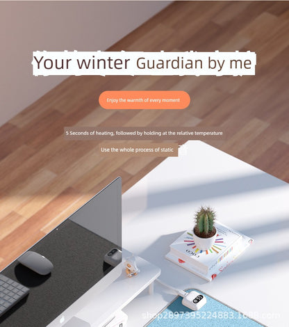 Thermostat Heating Table Mat Student Homework Large Digital Display Linen Heating Table Heating Mat Winter Waterproof Mouse Pad