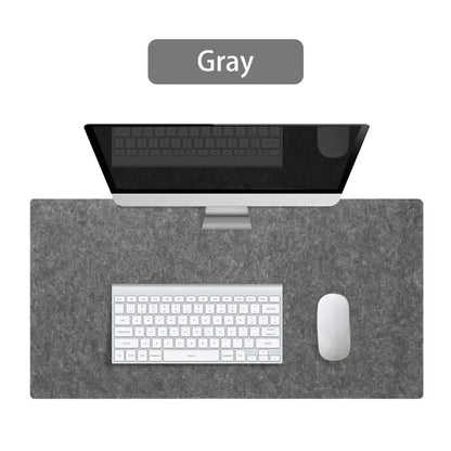 Large Size Wool Felt Mouse Pad Office Computer Desk Protector Mat Table Laptop Cushion Non-slip Gaming Accessories Keyboard Mat