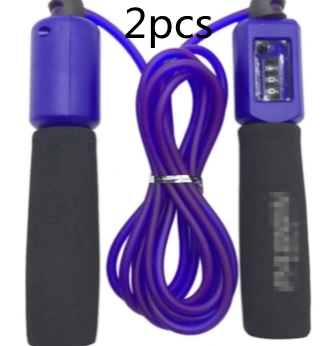 Skipping rope with cushioned handles and 3m length for fitness.