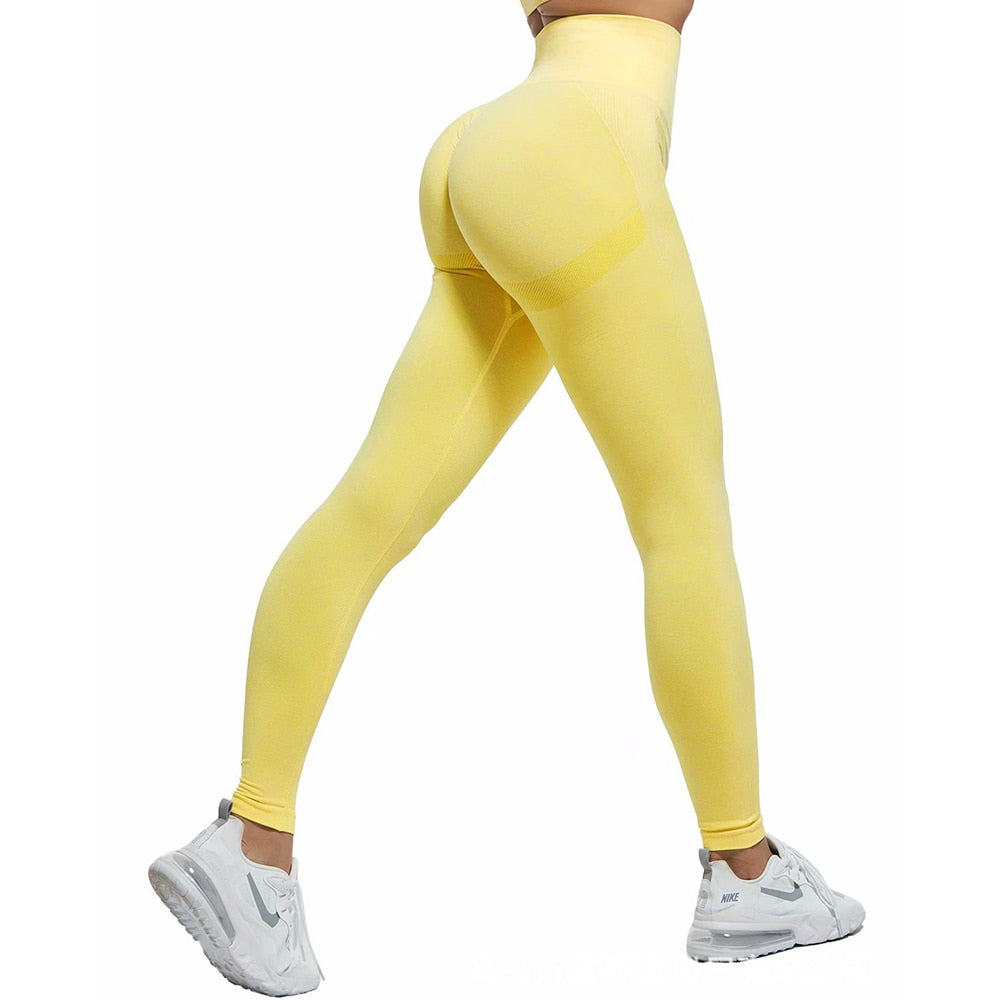 WILKYsYoga & Pilates LeggingsFitness Running Yoga Pants Pilates LeggingsLadies, enhance your workout experience with our new Fitness Running Yoga Pants! Constructed from high-grade spandex and nylon, this Energy Elastic Trousers are desi