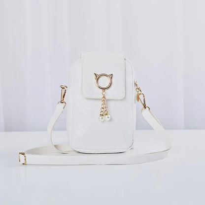 WILKYs0Mobile Phone Bags Women Woven Pearl Tassel Cover Type Crossbody Should
 Product information:
 


 Opening method: zipper
 
 Internal structure of the small bag: bill holder
 
 Bag shapes: square vertical section
 
 Applicable gender: f