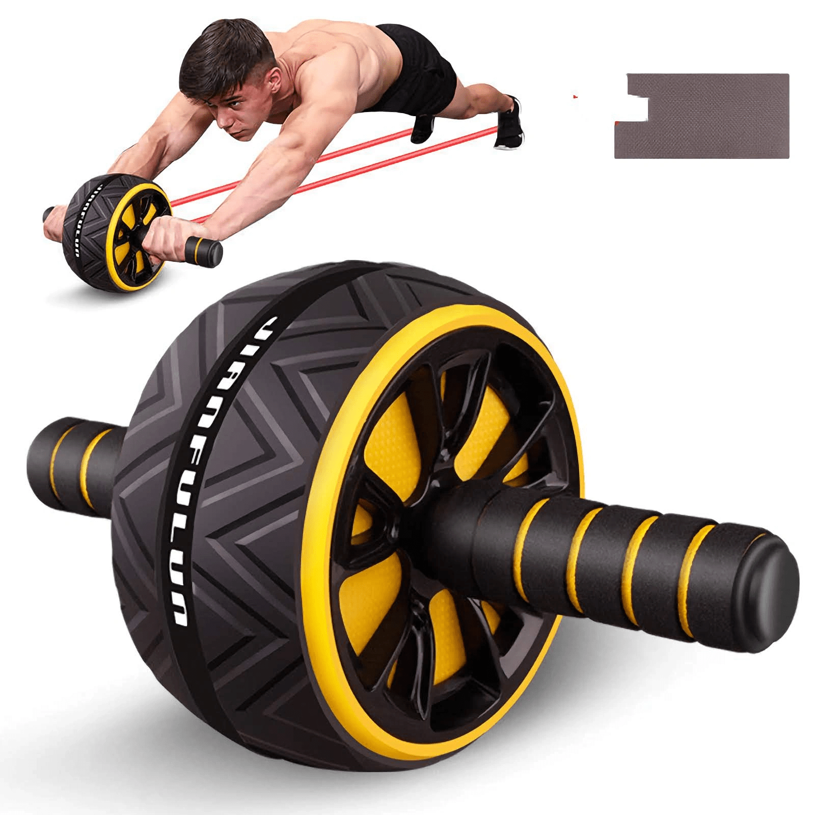 Abdominal Roller Wheel – Core Strength & Abs Workout Equipment - WILKYs