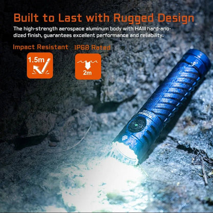 ACEBEAM EC20 new released Led flashlight EDC LUXEON HL4X Leds 2800 lumens 340 meters 18650 battery multi - color auxiliary lights - WILKYs