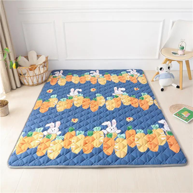 WILKYs0Cotton Non-slip Floor Mats Baby Crawling Mats, Climbing Mats, Foldable
 
 Product Information:
 
 
 Main ingredient content of fabric: 100%
 
 Material: pure cotton
 
 Main component of fabric: cotton
 
 Process; machine weaving
 
 Sub