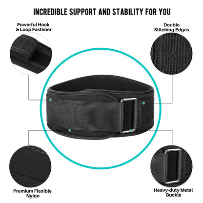 Adjustable Weightlifting Belt for Back Support - WILKYs