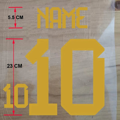 Custom Football Name & Number Iron-On Patch – Adult Jersey Transfer Sticker - WILKYs