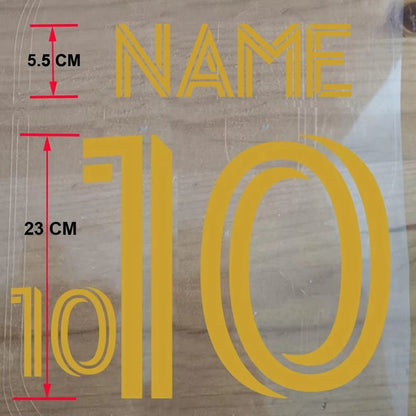 Custom Football Name & Number Iron-On Patch – Adult Jersey Transfer Sticker - WILKYs