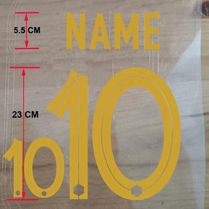 Custom Football Name & Number Iron-On Patch – Adult Jersey Transfer Sticker - WILKYs