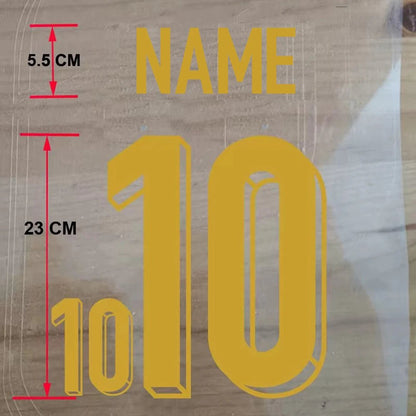 Custom Football Name & Number Iron-On Patch – Adult Jersey Transfer Sticker - WILKYs