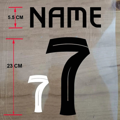 Custom Football Name & Number Iron-On Patch – Adult Jersey Transfer Sticker - WILKYs