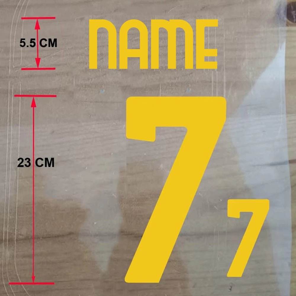 Custom Football Name & Number Iron-On Patch – Adult Jersey Transfer Sticker - WILKYs