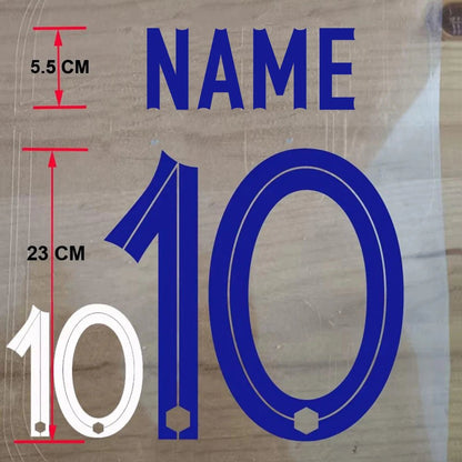 Custom Football Name & Number Iron-On Patch – Adult Jersey Transfer Sticker - WILKYs