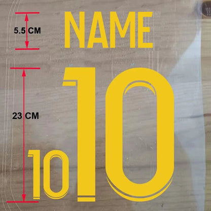 Custom Football Name & Number Iron-On Patch – Adult Jersey Transfer Sticker - WILKYs