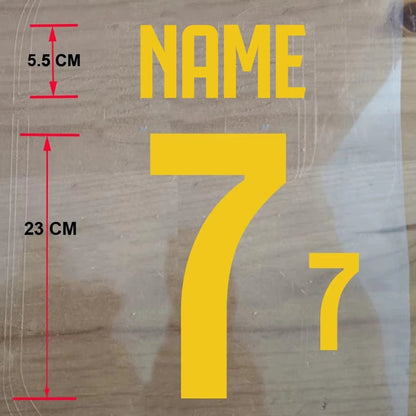 Custom Football Name & Number Iron-On Patch – Adult Jersey Transfer Sticker - WILKYs