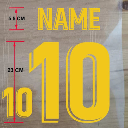 Custom Football Name & Number Iron-On Patch – Adult Jersey Transfer Sticker - WILKYs