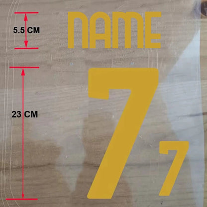 Custom Football Name & Number Iron-On Patch – Adult Jersey Transfer Sticker - WILKYs