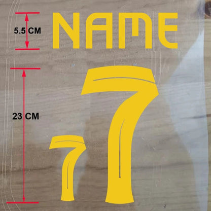 Custom Football Name & Number Iron-On Patch – Adult Jersey Transfer Sticker - WILKYs