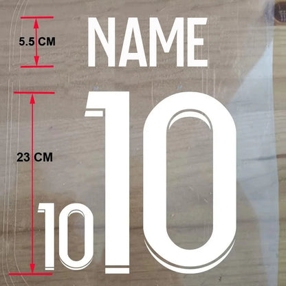 Custom Football Name & Number Iron-On Patch – Adult Jersey Transfer Sticker - WILKYs