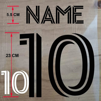 Custom Football Name & Number Iron-On Patch – Adult Jersey Transfer Sticker - WILKYs