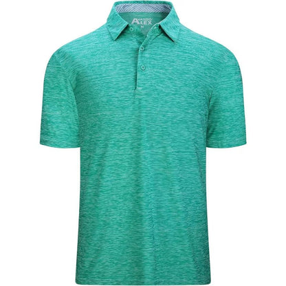 Alex Vando Mens Golf Shirt Moisture Wicking QuickDry Short Sleeve Casual Polo Shirts for Men - WILKYs