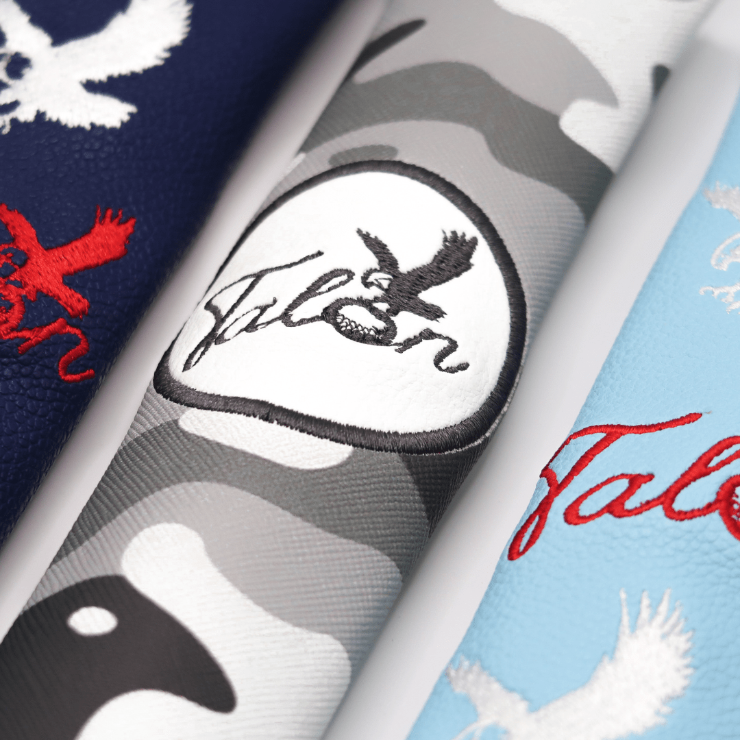 Alignment Stick Headcover – Waterproof Leather, Embroidered Logo - WILKYs