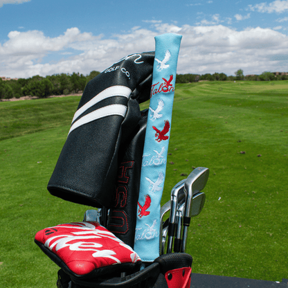 Alignment Stick Headcover – Waterproof Leather, Embroidered Logo - WILKYs