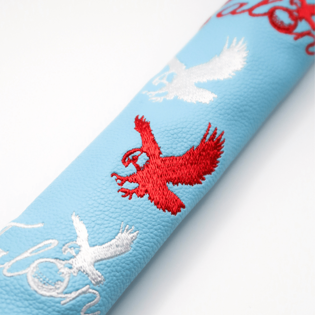 Alignment Stick Headcover – Waterproof Leather, Embroidered Logo - WILKYs