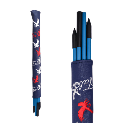 Alignment Stick Headcover – Waterproof Leather, Embroidered Logo - WILKYs