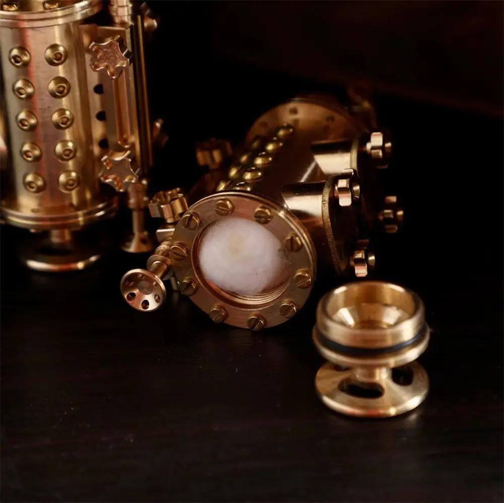 All Copper Handmade Mechanical Punk Kerosene Lighter Trench Machine - WILKYs